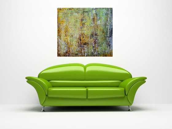 Lost in a wood (n.287) - 90 x 80 x 2,50 cm - ready to hang - acrylic painting on stretched canvas