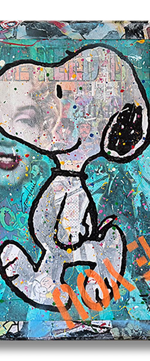 Happy day Snoopy by Gardani Art