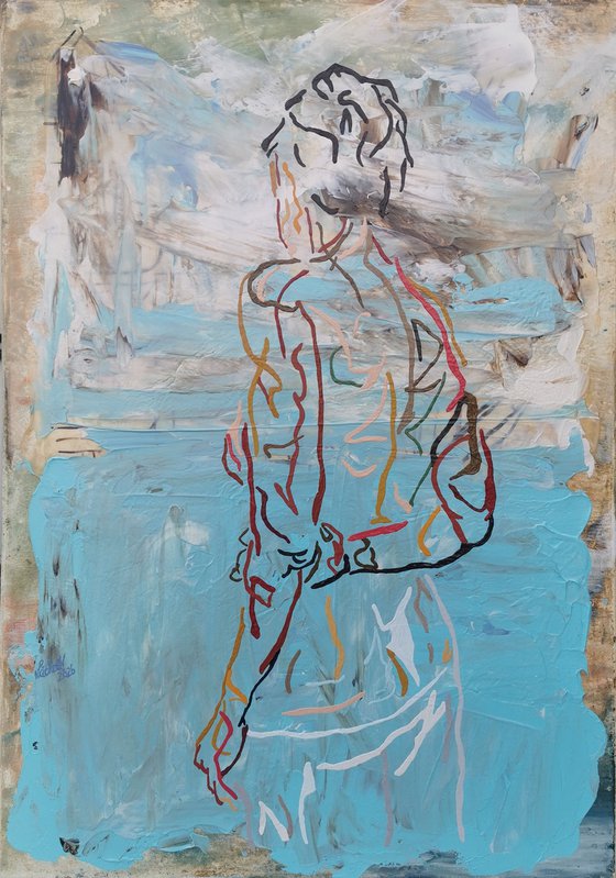 X 174 – Nude from behind. Daniela