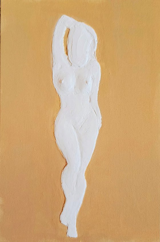 Nude female VII Base relief