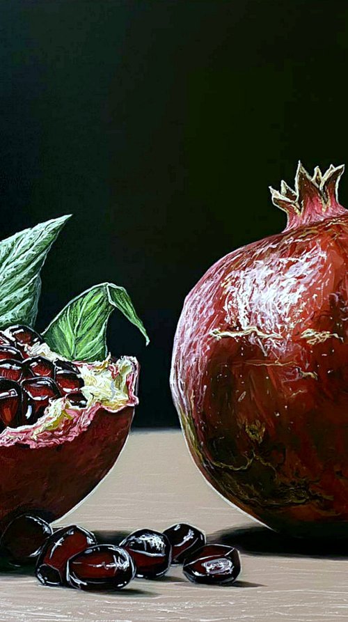 Pomegranate 2 by Elena Adele Dmitrenko