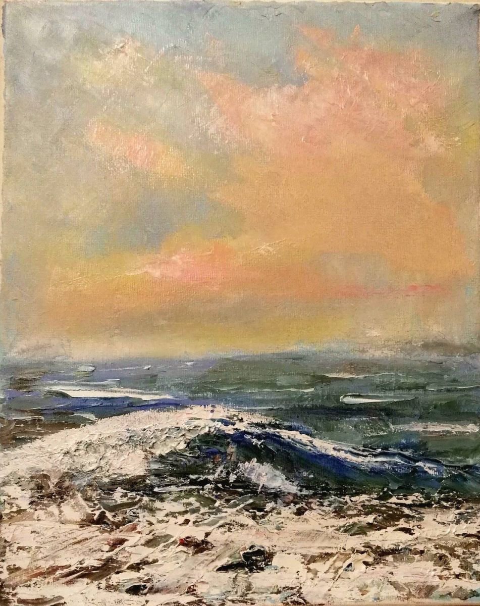 Wave #2. By Leo Baxiner, 9 X 12, Artwork For Sale On Artfinder