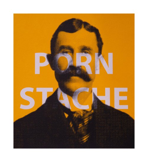 PORN STACHE (Yellow) by AAWatson