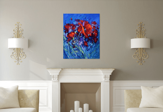 Symphony of Red and Blue