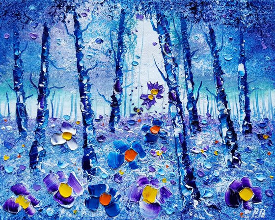 "Violet Forest & Flowers in Love"