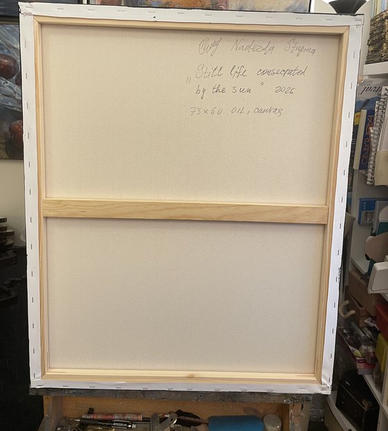 Still life consecrated by the sun