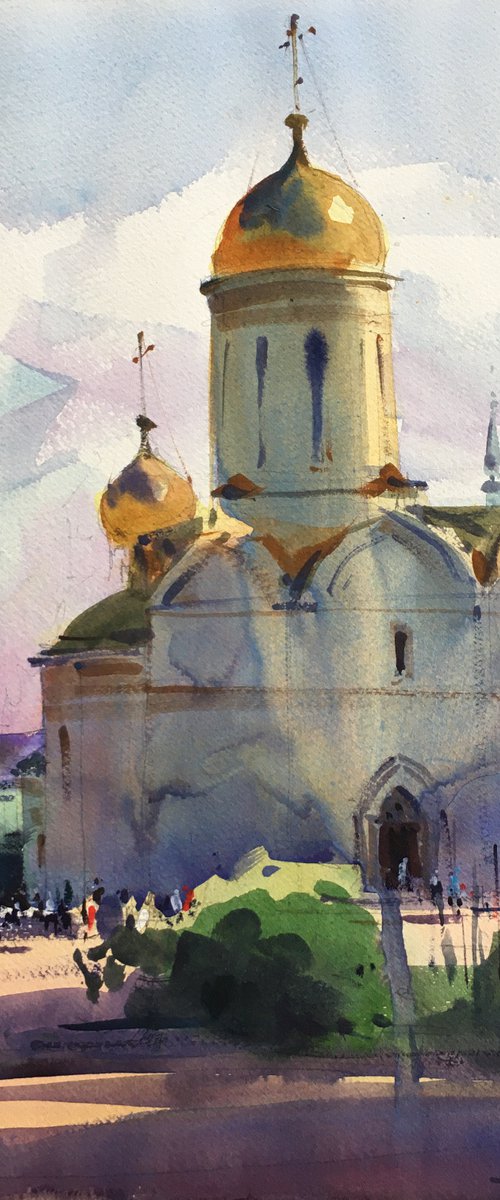 Trinity Cathedral. The Trinity Lavra of St. Sergius by Andrii Kovalyk