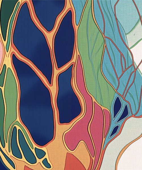 Jazz Style Flowers #9 by V+V Kniazievi