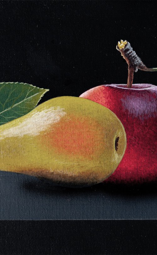 Pear and Apple by Dietrich Moravec