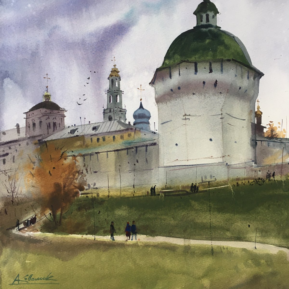 Spiritual Fortress. Trinity-Sergius Lavra by Andrii Kovalyk