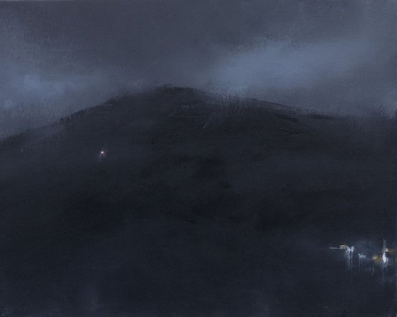 Dark Night over the Mountain