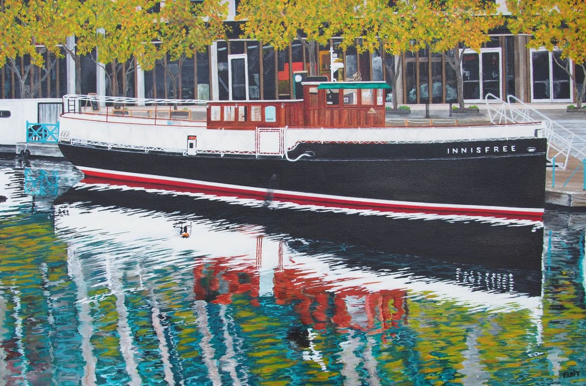 Chicago River Boat by Steven Fleit