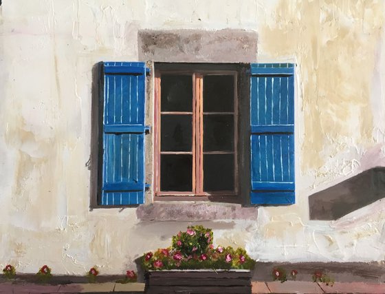 White Walls, Blue Shutters