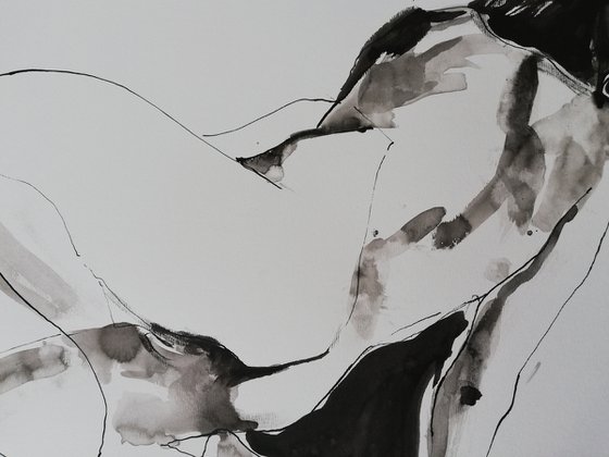 Nude, Gestural Drawing