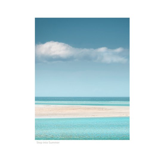 Calm Seas - Gallery Wall Set of Prints with Deckle Edge Paper