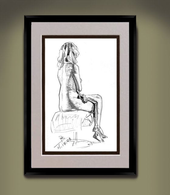 live model Drawing