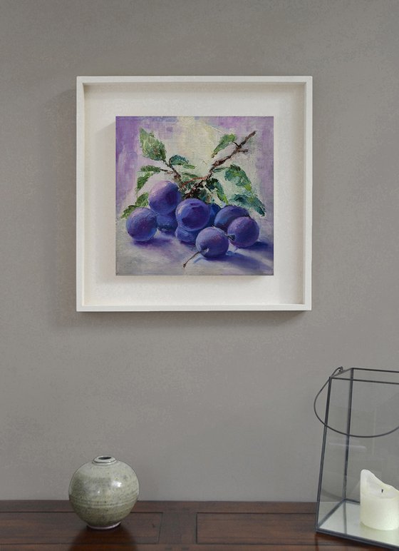 Plums Painting