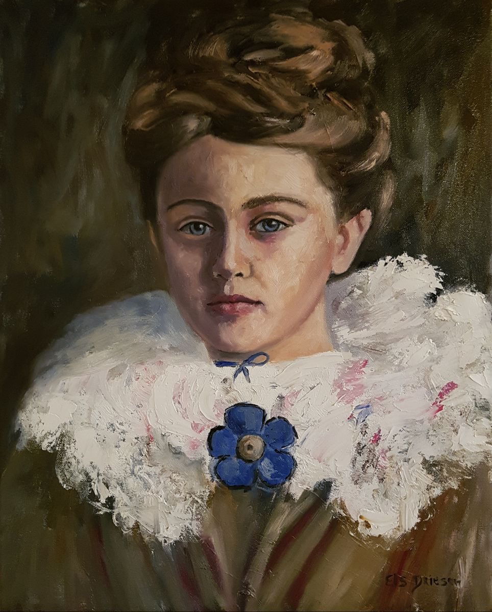 Girl From The Golden Age By Els Driesen, 16 X 20, Artwork For Sale On Artfinder