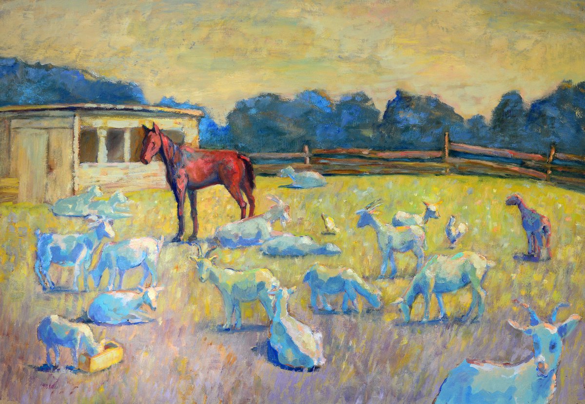 On the farm by Olga Gnezdilova