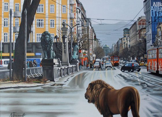 Lions' Bridge, Sofia, Bulgaria