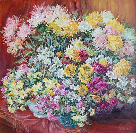 Asters and Chrysanthemums