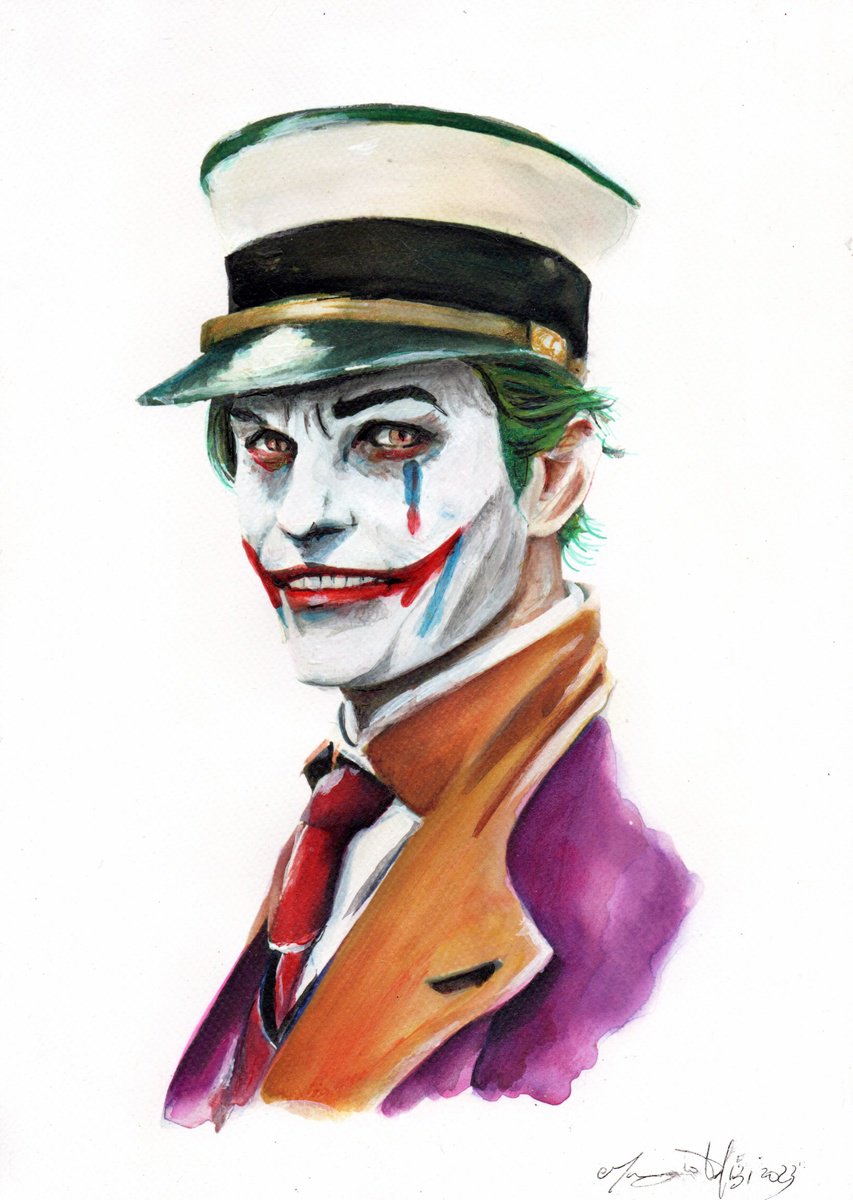 Impressionistic Portrait Acrylic Painting By Maurizio Puglisi, 8 X 12", Smile, Original Artwork