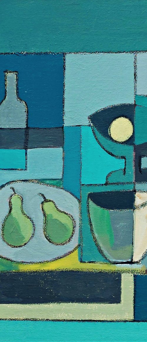 Blue Still Life III by Jan Rippingham