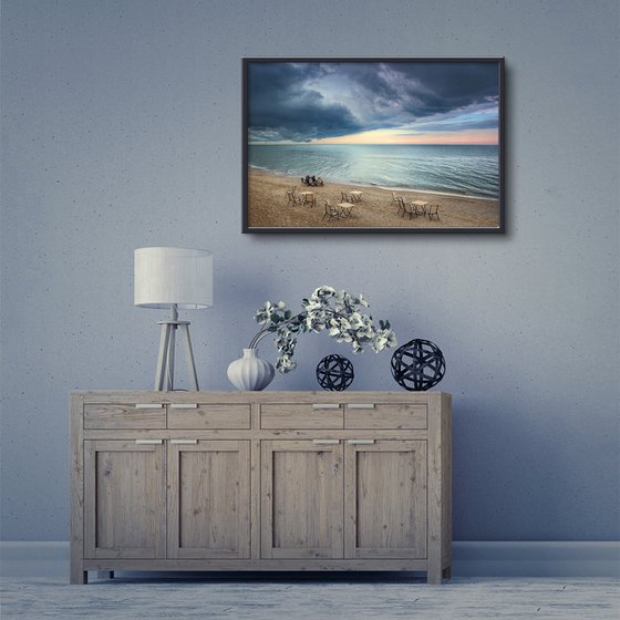 Evening on the beach.