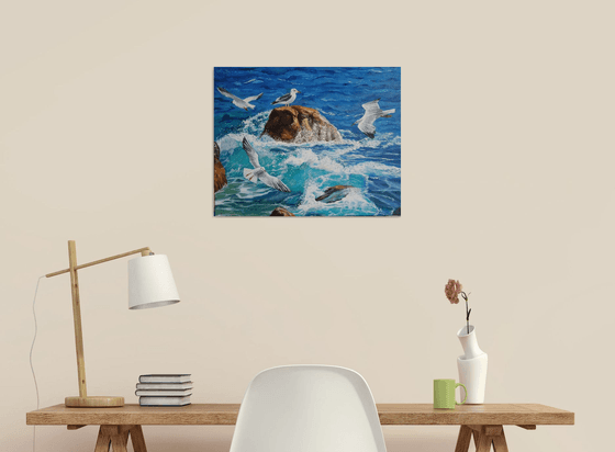 Waves and Seagulls