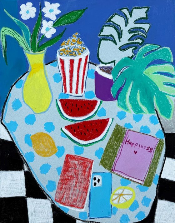 Moments of Summer on a Quiet Table