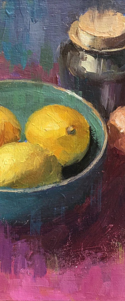 Still Life with Lemons by Ling Strube
