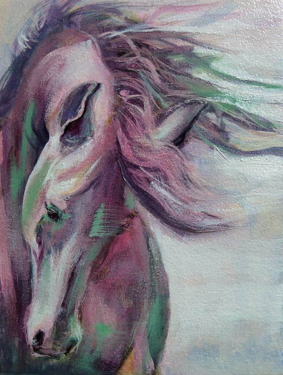 Horse "Pink Wind"