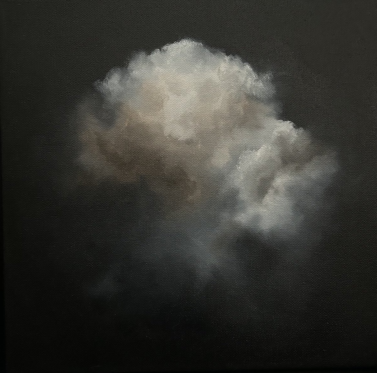 Impressionistic Landscape Oil Painting By Meredith B. Studios, 12 X 12", Evening Echo, Original Artwork