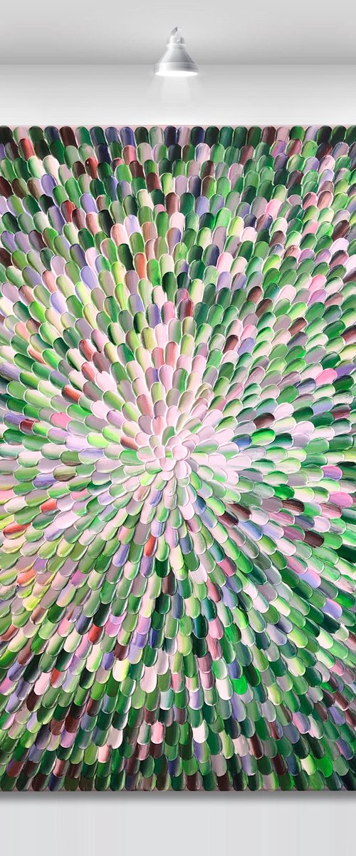 ‘Photosynthesis XVII' - 40x40" by Tatiana Georgieva