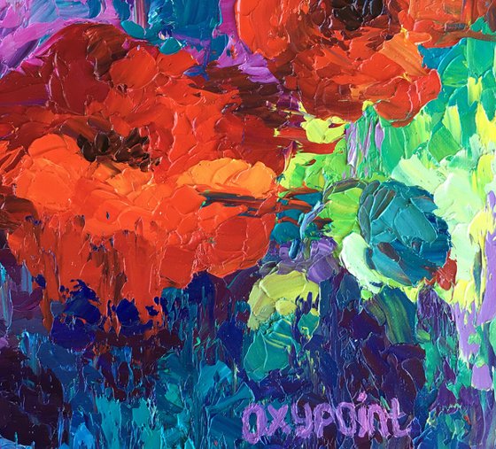 "Poppies" flower painting