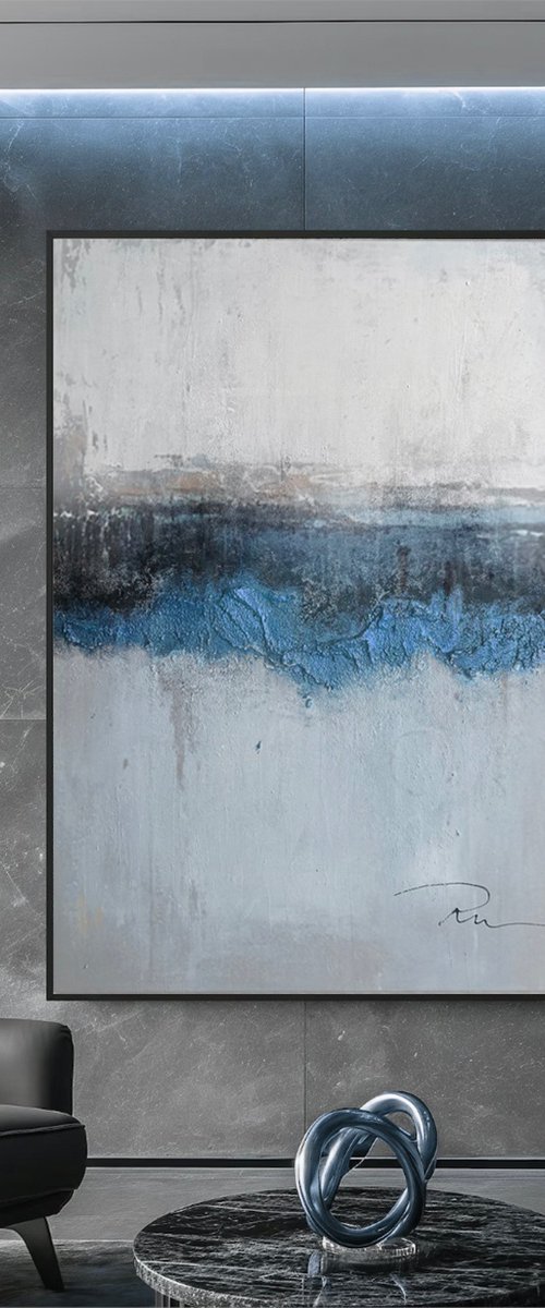 Abstract Blue by Indie Ru