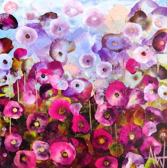 Pink Petal Landscape