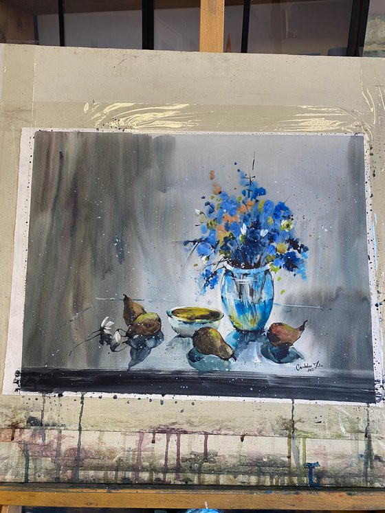 Sold Watercolor “Spring composition", perfect gift
