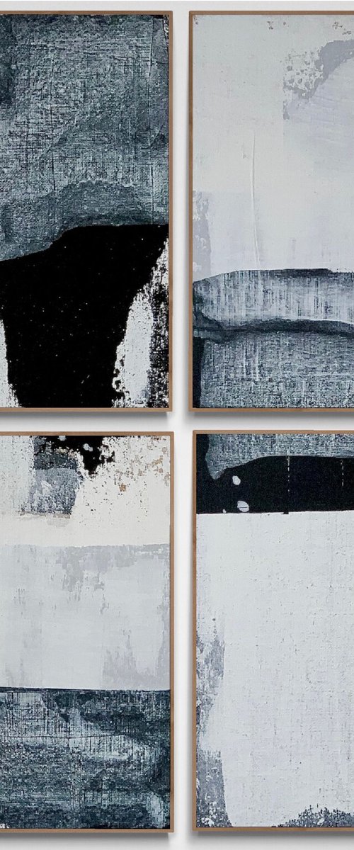 Commission Abstraction No. 7721 + 5021 by Anita Kaufmann