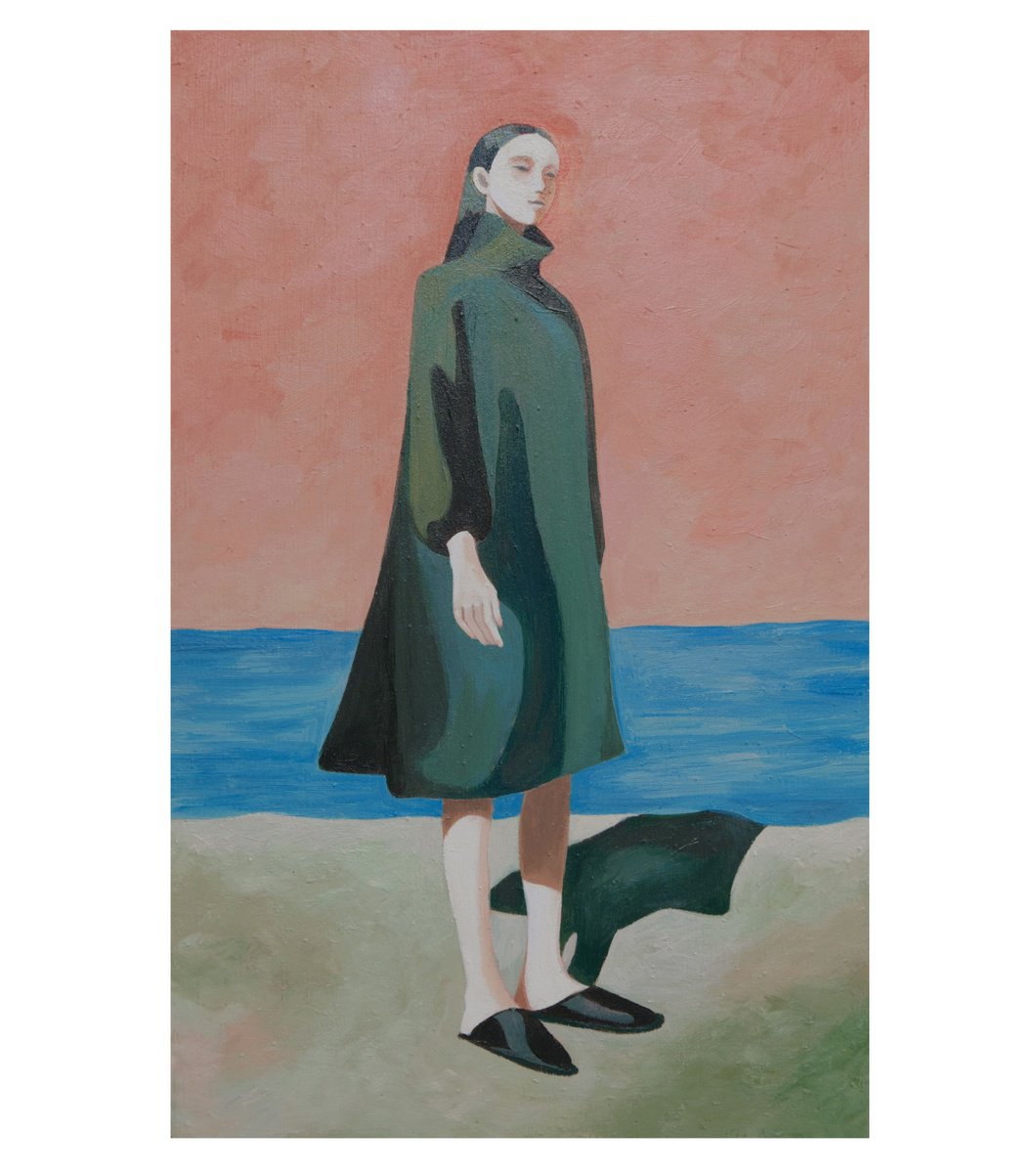 Expressive Landscape Acrylic Painting By Young Park, 8 X 13", Change And Moment, Original Artwork