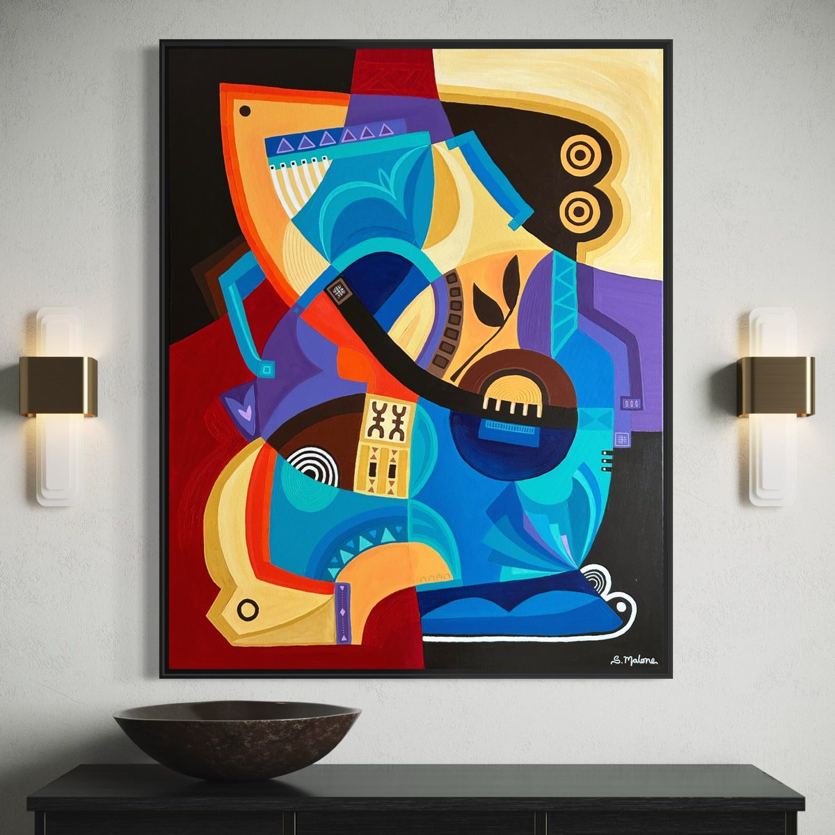 Hope You Like Jamming Too By Samantha Malone, 31 X 39, Artwork For Sale On Artfinder