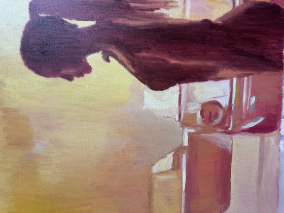 BEFORE IT HAPPENS 911 OIL ON CANVAS 160x100cm