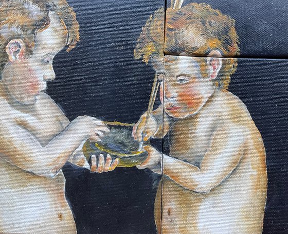 Two cherubs