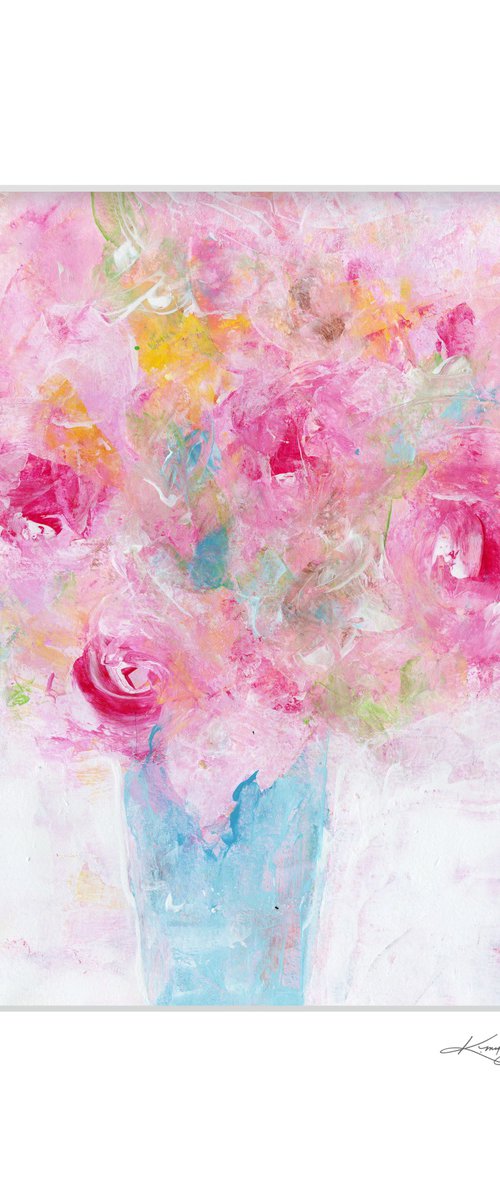 Flowers In Vase 16 - Floral Painting by Kathy Morton Stanion by Kathy Morton Stanion