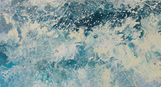 Seascape Painting "Sea Waves" 70 x 100 cm