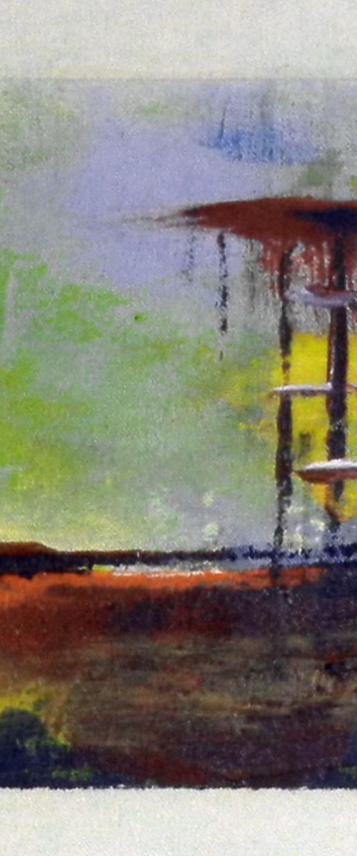 Daily Painting Abstract Study - A012 10x10 by BenWill