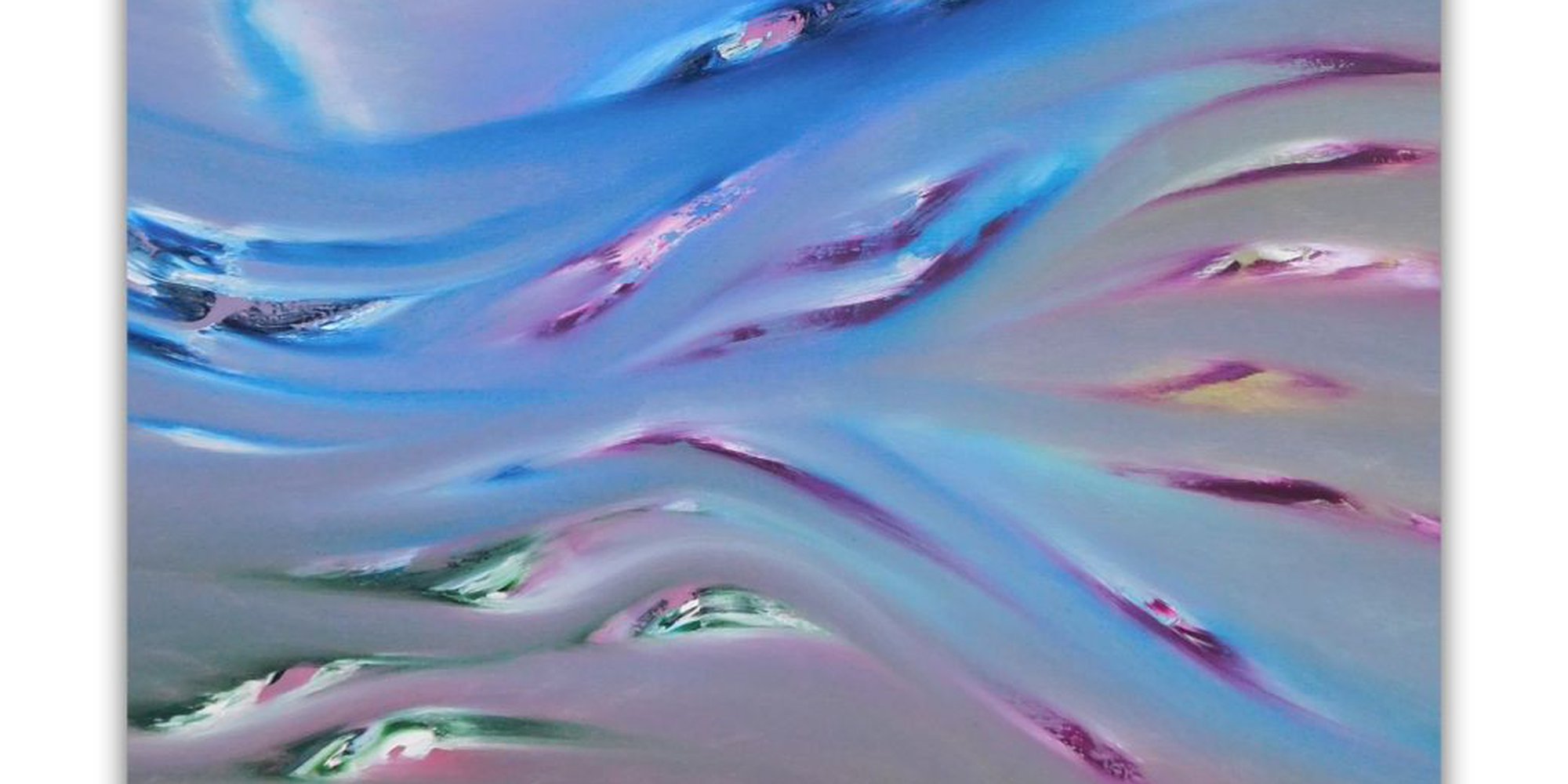 Art of the Day: "Distracted dreams II  - Original abstract painting, oil on canvas, 2016" by Davide De Palma