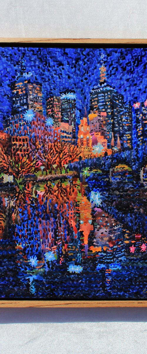 Melbourne skyline by Tanbelia