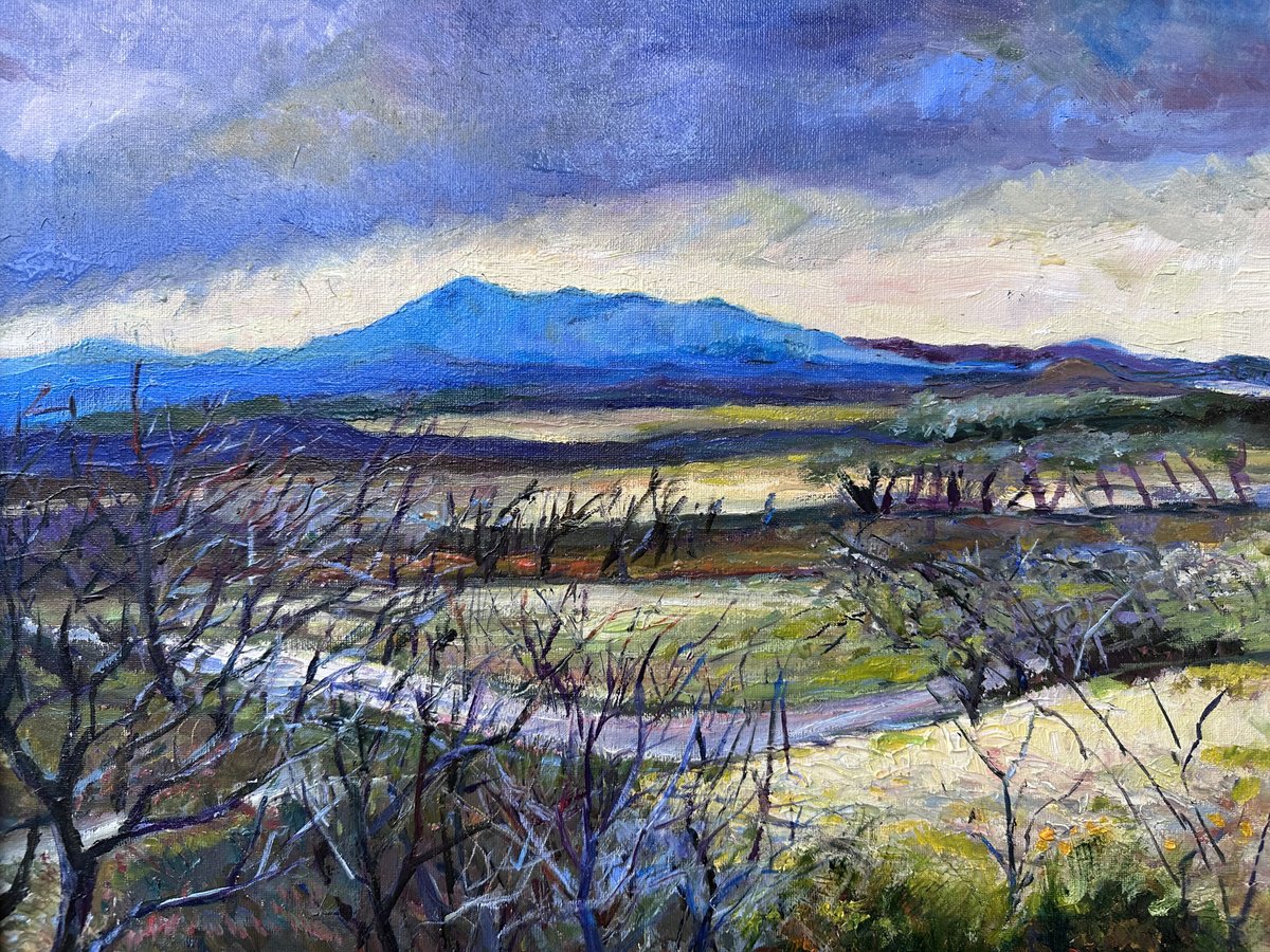 Blue Mountains By Zurab Sharvadze, 24 X 20, Artwork For Sale On Artfinder