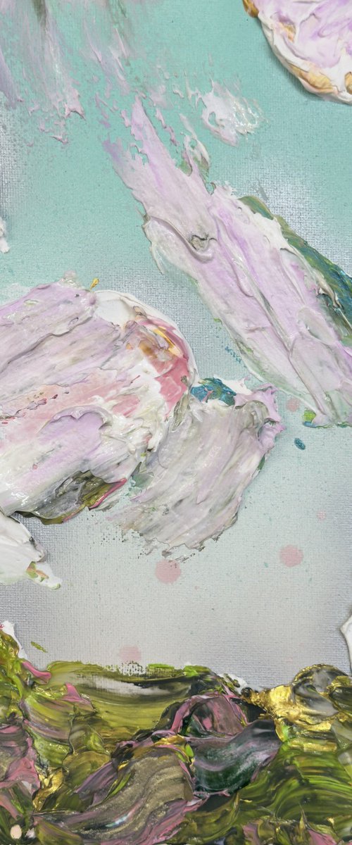 Impressionistic blue sky by Marie Antuanelle